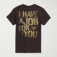 Novelty The Mandalorian And Grogu I Have A Job For You Mens Crew Neck Short Sleeve Regular Fit Baby Yoda Star Wars Graphic T-Shirt
