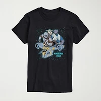 Novelty The Mandalorian And Grogu Collage Mens Crew Neck Short Sleeve Regular Fit Baby Yoda Star Wars Graphic T-Shirt