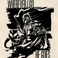 Novelty The Mandalorian and Grogu Mens Crew Neck Short Sleeve Regular Fit Baby Yoda Star Wars Big Tall Graphic T-Shirt