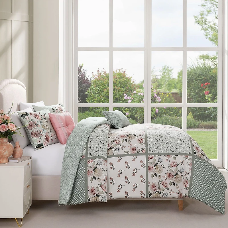 Bebejan Sage Serenity 5-pc. Reversible Comforter Set