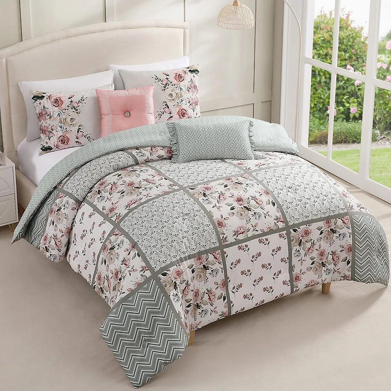 Bebejan Sage Serenity 5-pc. Reversible Comforter Set