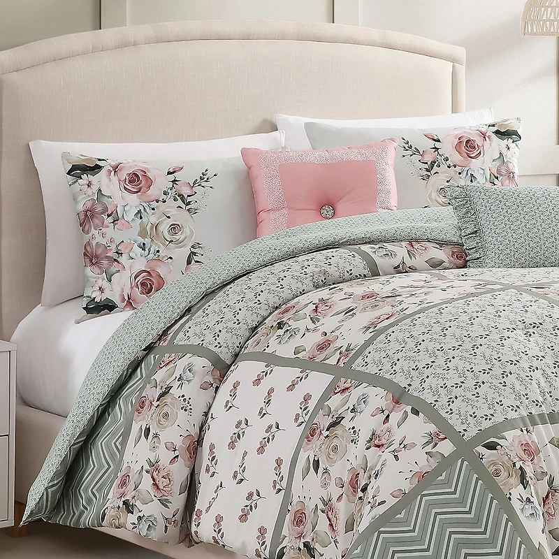 Bebejan Sage Serenity 5-pc. Reversible Comforter Set