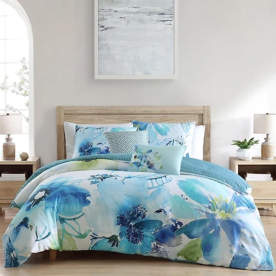 Bebejan Watercolor 5-pc. Midweight Reversible Comforter Set