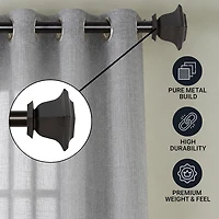 Deco Window Quattro 1 Adjustable Curtain Rod