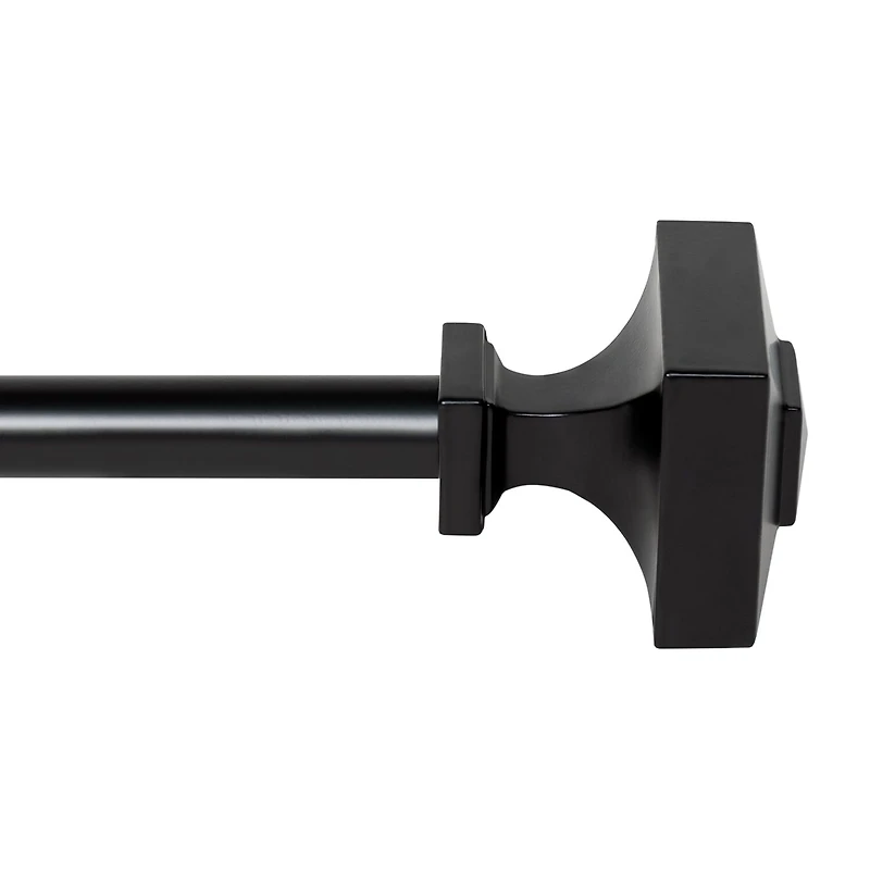 Deco Window Square 1 IN Adjustable Curtain Rod