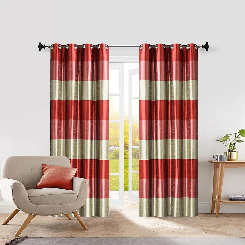 Deco Window Square 1 IN Adjustable Curtain Rod
