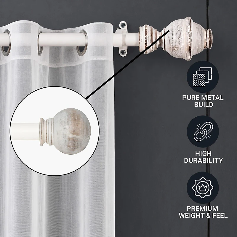 Deco Window Cambria 1 Adjustable Curtain Rod