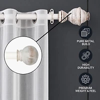 Deco Window Cambria 1 Adjustable Curtain Rod