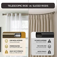 Deco Window 1 Adjustable Curtain Rod