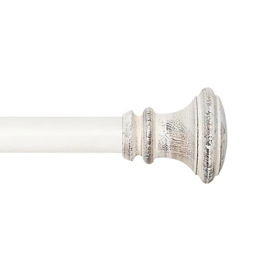 Deco Window Wood Trumpet 1 IN Adjustable Curtain Rod