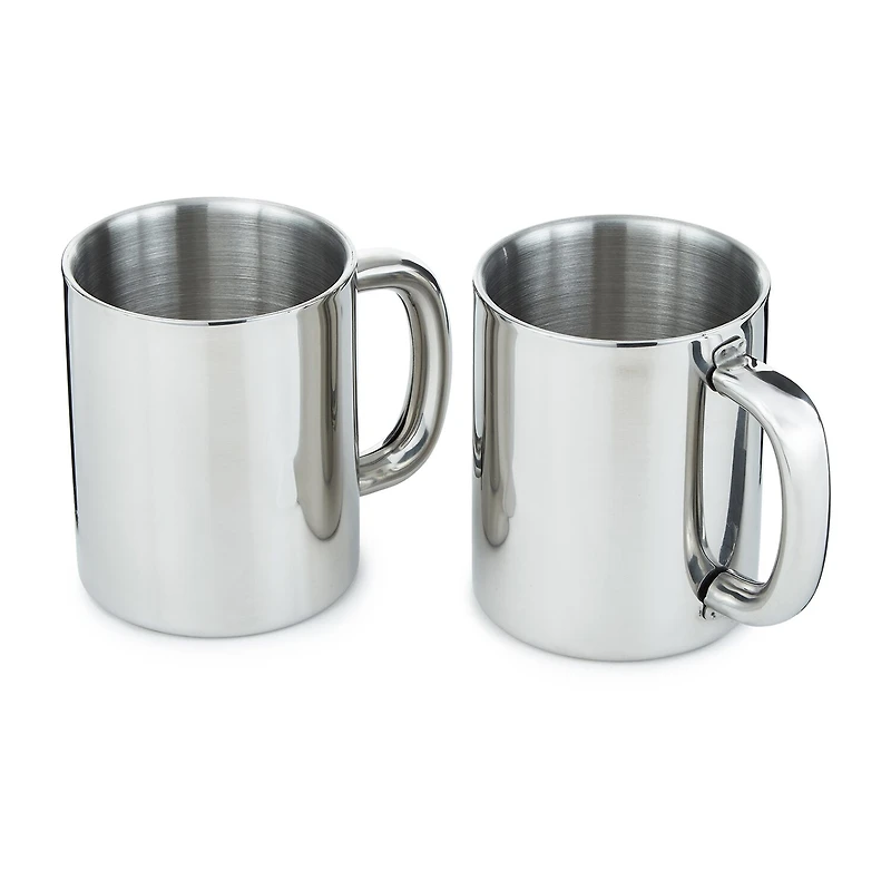 BergHOFF 18/10 Stainless Steel 2-pc. Coffee Mug Set