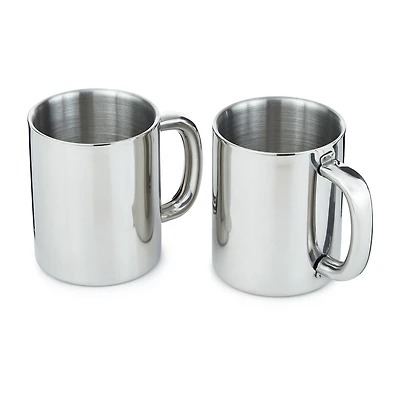 BergHOFF 18/10 Stainless Steel 2-pc. Coffee Mug Set