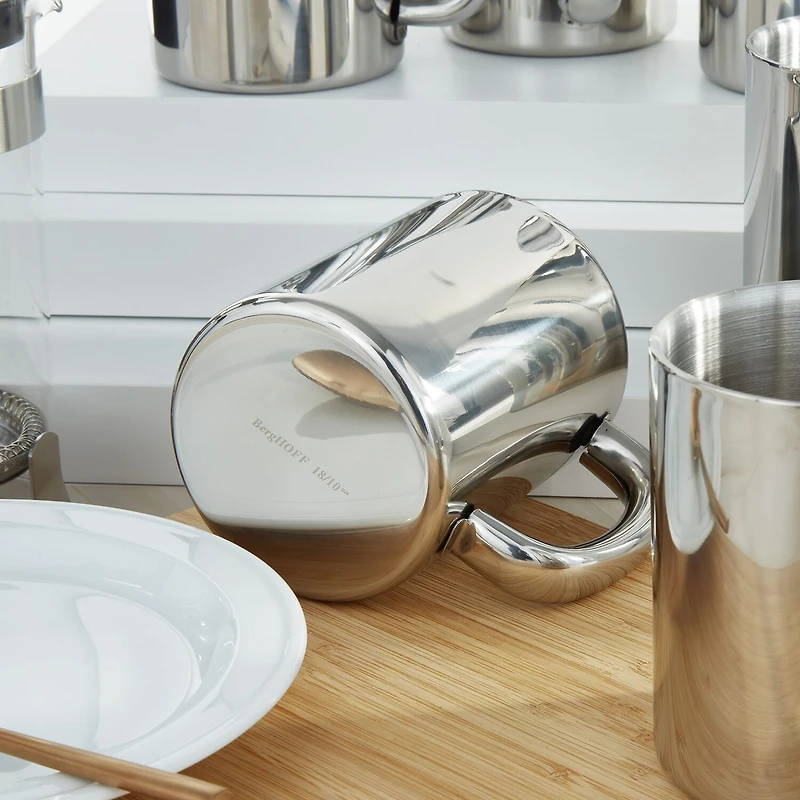 BergHOFF 18/10 Stainless Steel 2-pc. Coffee Mug Set