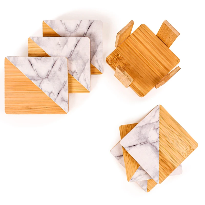 BergHOFF Bamboo Square 14-pc. Coasters