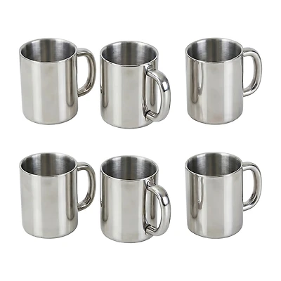 BergHOFF 18/10 Stainless Steel 6-pc. Coffee Mug Set