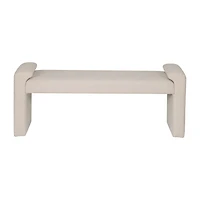 Linon Linn Upholstered Bench