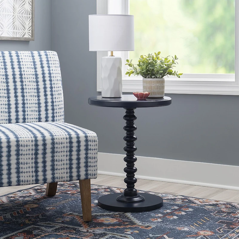 Linon Kendall Pedestal Accent Table