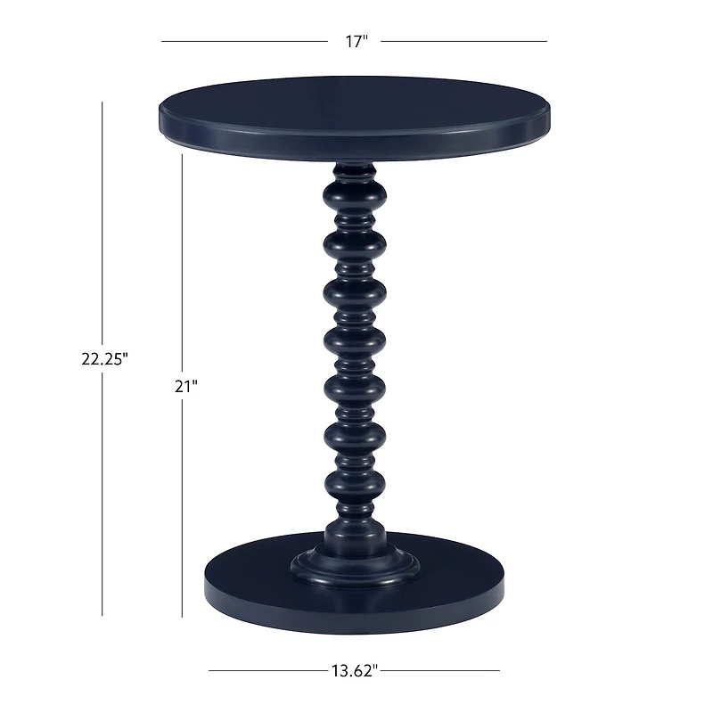 Linon Kendall Pedestal Accent Table