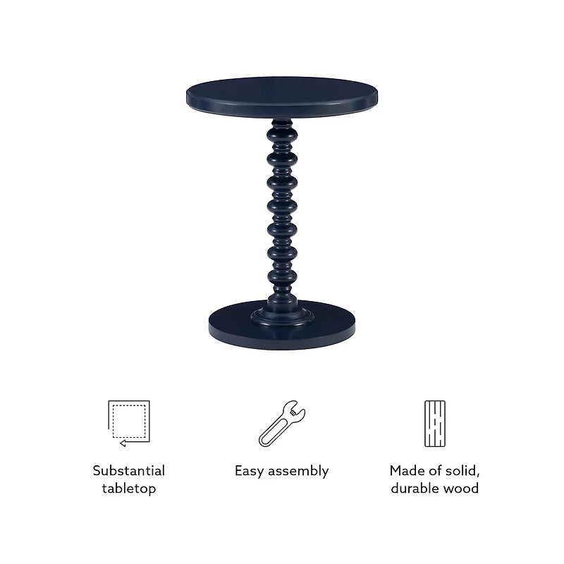 Linon Kendall Pedestal Accent Table