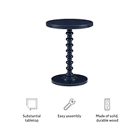 Linon Kendall Pedestal Accent Table