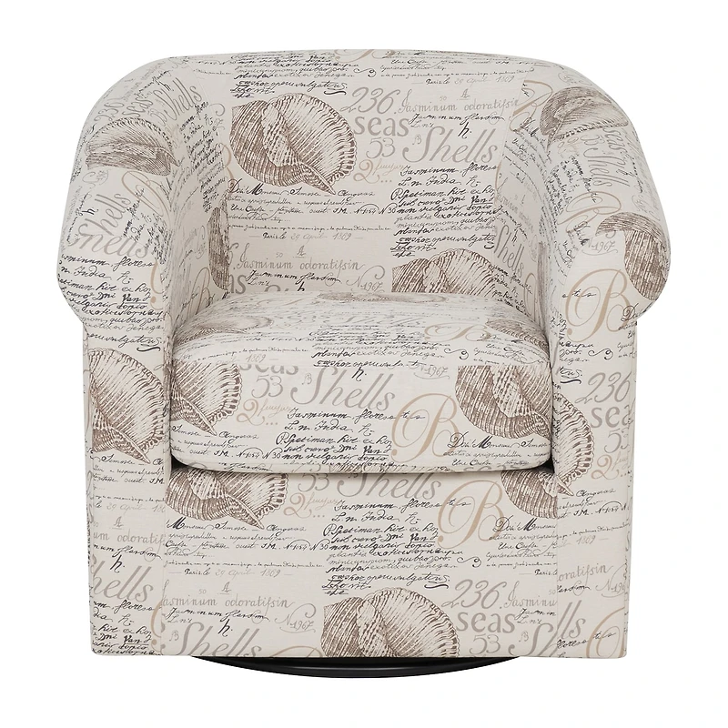 Linon Bonnie Swivel Club Accent Chair