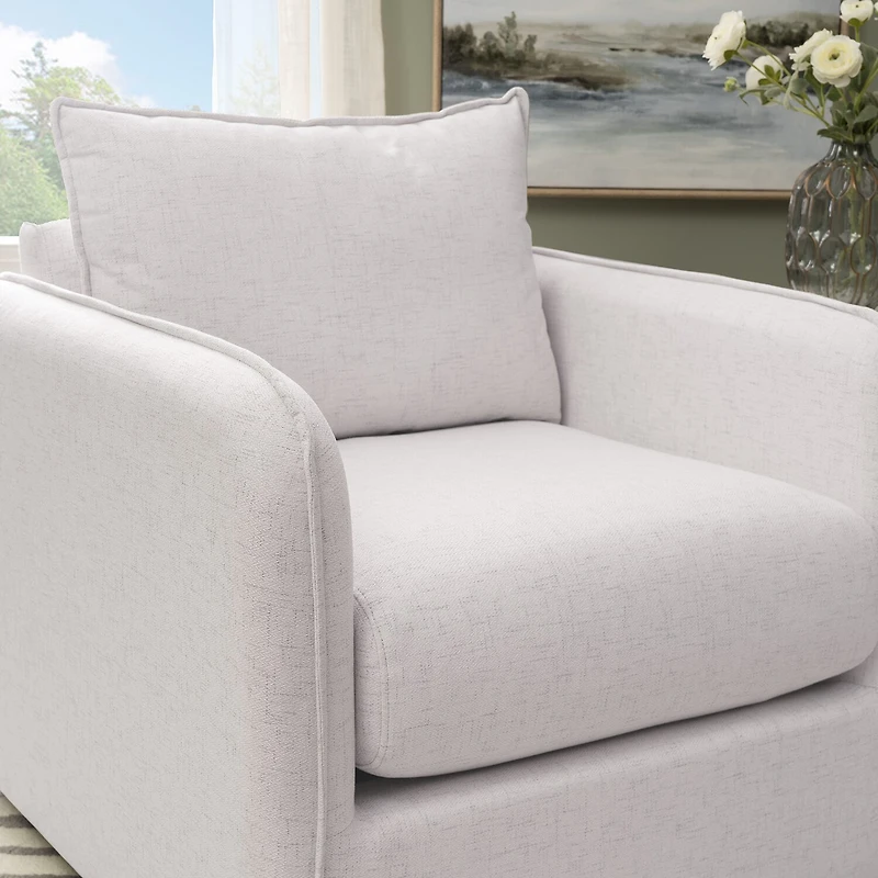 Linon Bianca Swivel Accent Chair