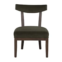 Linon Ballard Green Upholstered Accent Chair