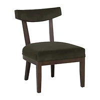 Linon Ballard Green Upholstered Accent Chair