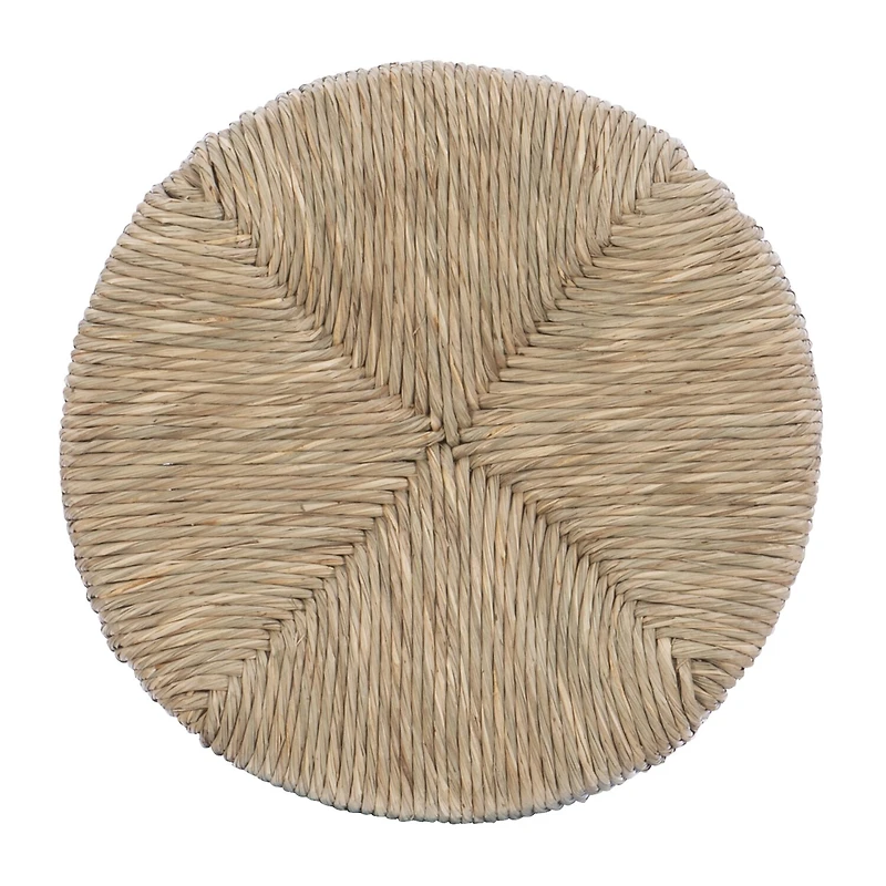Linon Sanford Seagrass Swivel Counter Stool