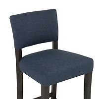 Linon Koda Upholstered Counter Stool Set of 2