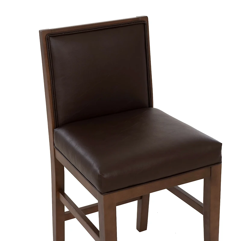 Linon Regina Faux leather Counter Stool Set of 2
