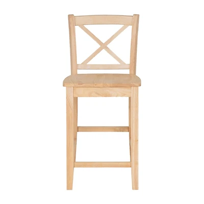 Linon Tarlton Counter Height Bar Stool