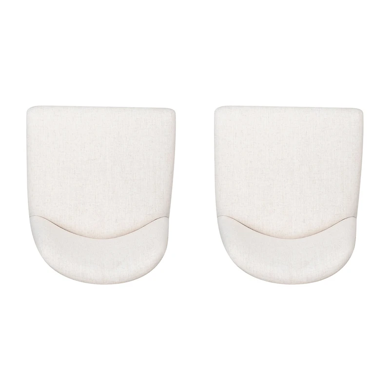 Linon Tucker Upholstered Side Chair Set of 2