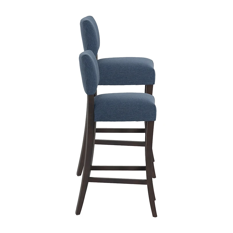 Linon Koda Bar Stool Set of 2