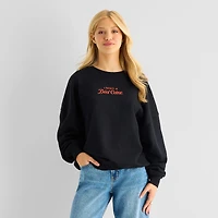 Grayson Threads, The Label Diet Coke Womens Juniors Crew Neck Long Sleeve Sweatshirt