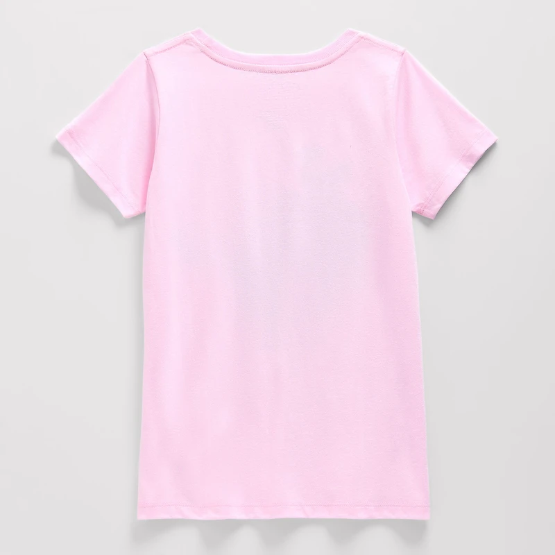 Little & Big Kid Girls Crew Neck Short Sleeve Regular Fit Powerpuff Graphic T-Shirt