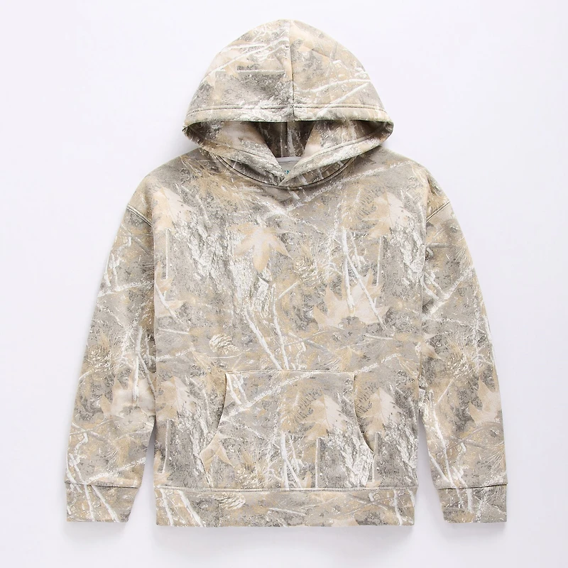Thereabouts Little & Big Kid Boys Easy-on + Easy-off Hidden Access Opening Long Sleeve Adaptive Hoodie