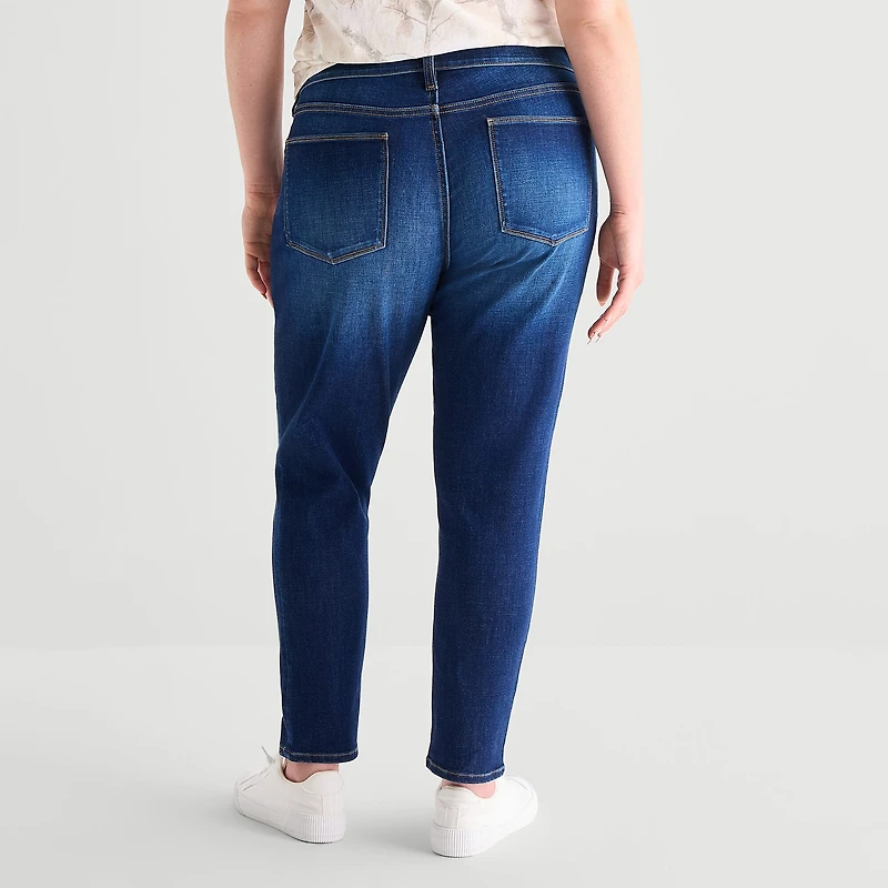 Arizona Womens Juniors Plus Skinny Fit Jean