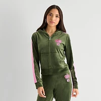 Juicy By Couture Womens Juniors Lightweight Track Jacket