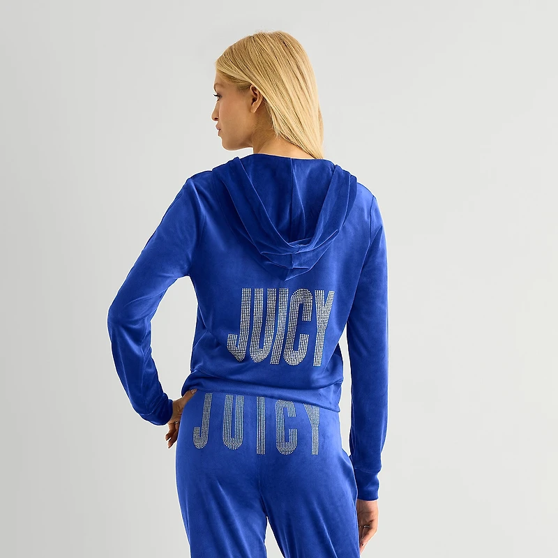Juicy By Couture Womens Juniors Lightweight Track Jacket