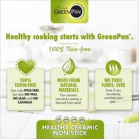 GreenPan Lima Hard Anodized Ceramic Non-Stick 2pc. Open Saucepan Set
