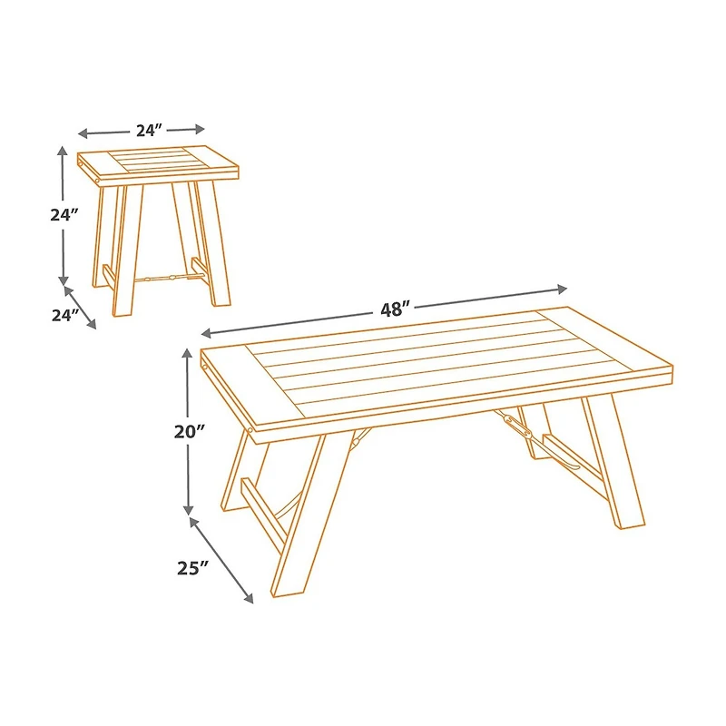 Signature Design by Ashley® Noorbrook Coffee Table Set