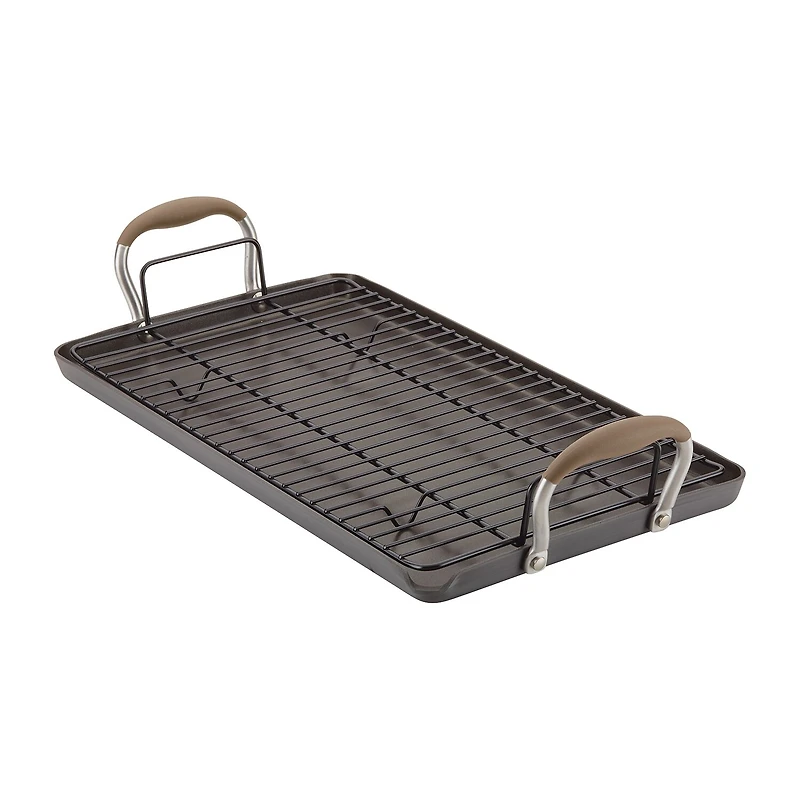 Anolon Advanced Home Hard Anodized 10"X18" Double Burner Griddle