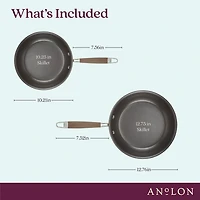 Anolon Advanced Home Hard Anodized 2-pc. Skillet