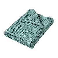 Your Lifestyle By Donna Sharp Chunky Knitted Reversible Lightweight Throw