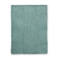 Your Lifestyle By Donna Sharp Chunky Knitted Reversible Lightweight Throw