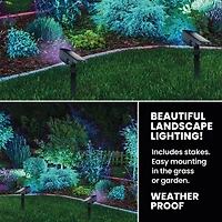 Bell + Howell Bionic Color Burst Solar Powered Landscape Lighting - Set of 2