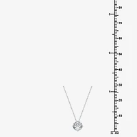 Ever Star (H-I / Si2-I1) Womens 1/ CT. T.W. Lab Grown White Diamond 10K Gold Round Pendant Necklace