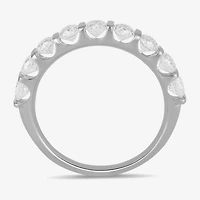 Womens 1 CT. T.W. Lab Grown White Diamond 10K Gold Band
