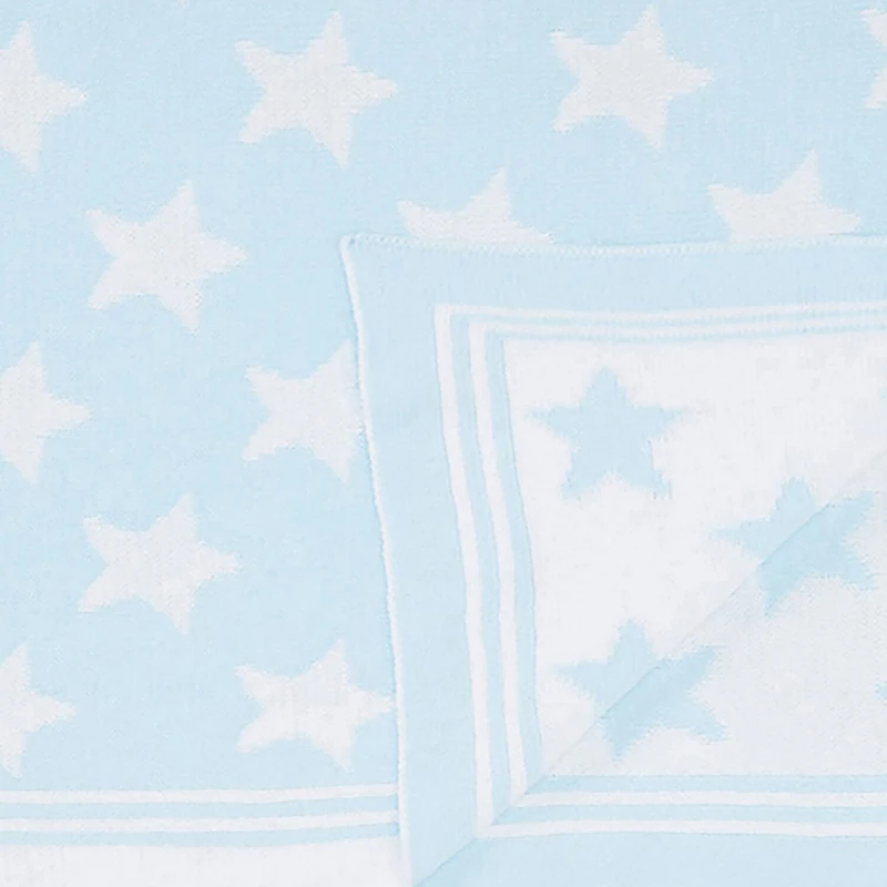 3 Stories Trading Company Reversible Knit Baby Blanket